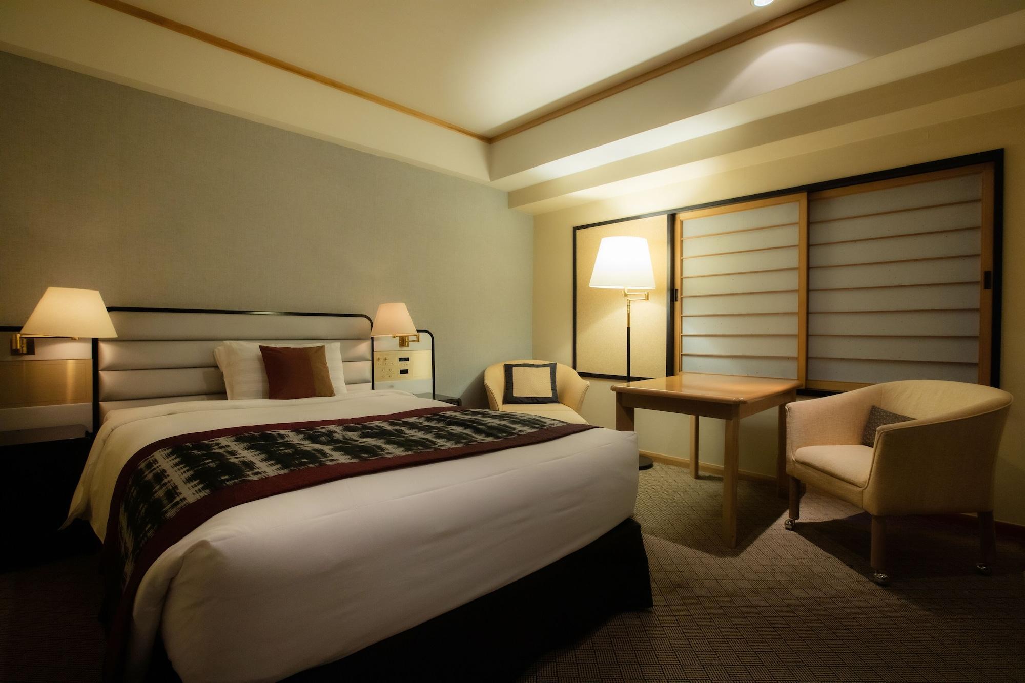 فندق نيو أوتاني هاكاتا فوكوكا المظهر الخارجي الصورة A room at the hotel