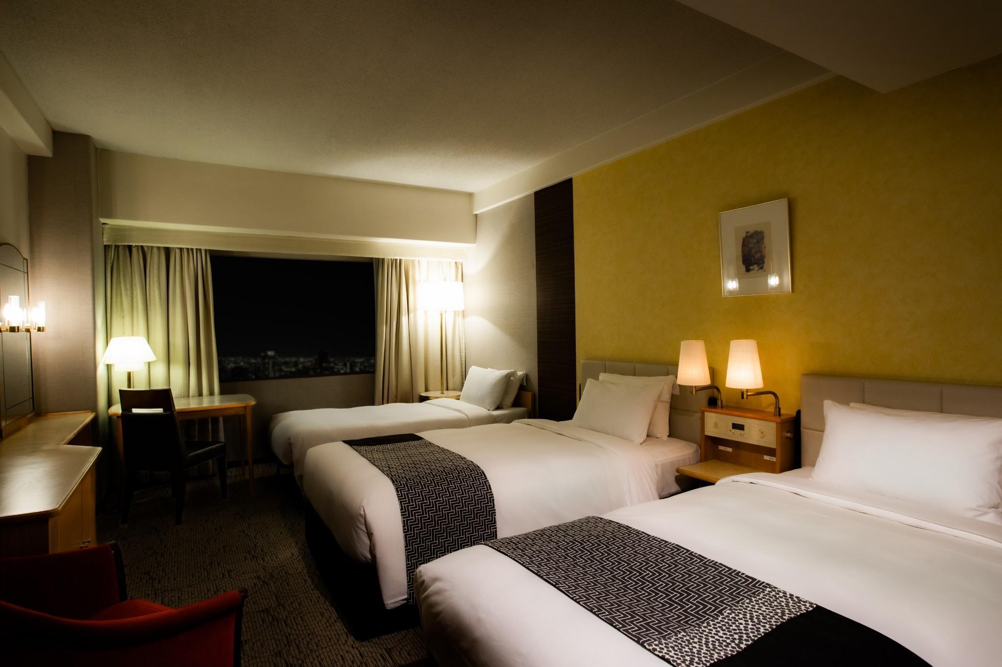 فندق نيو أوتاني هاكاتا فوكوكا المظهر الخارجي الصورة A room at the hotel