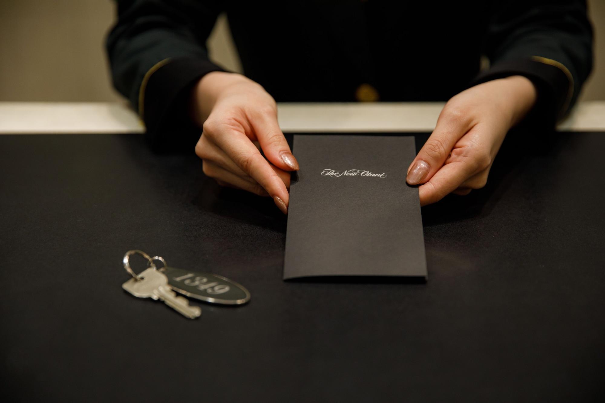 فندق نيو أوتاني هاكاتا فوكوكا المظهر الخارجي الصورة A hotel key card